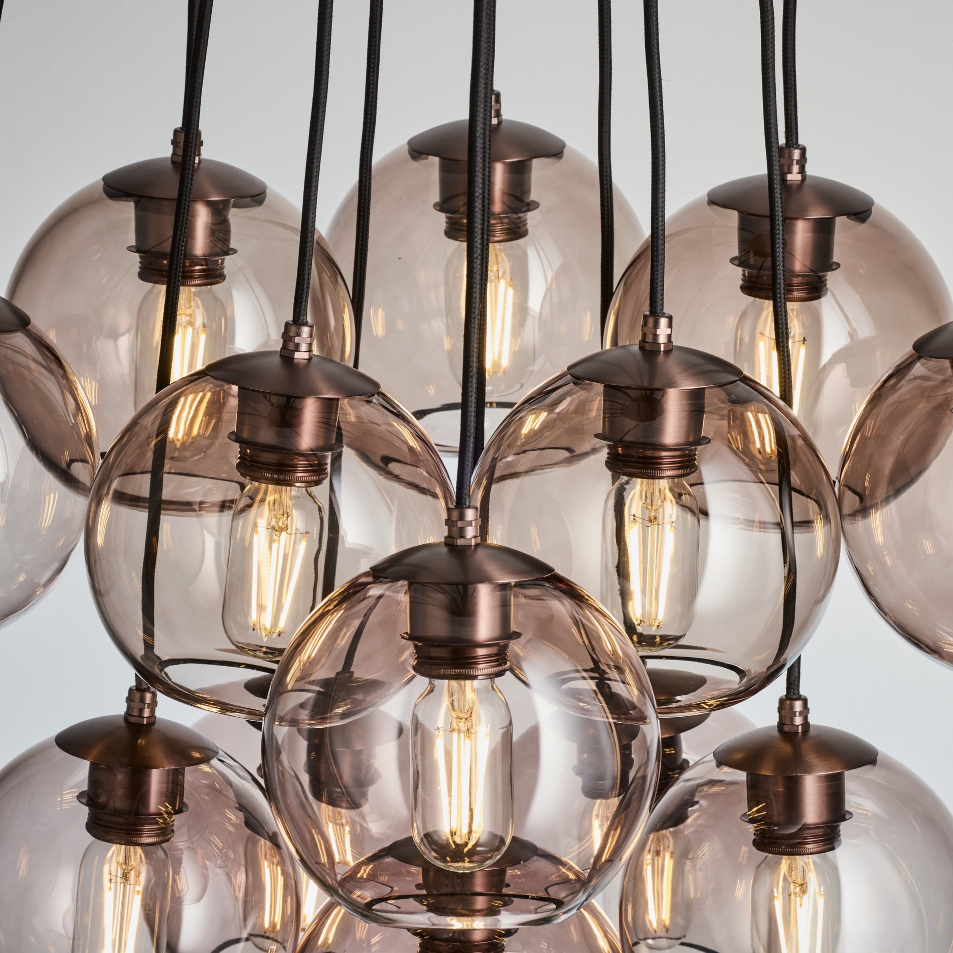 Preston Glass Globe 13 Wire Cluster Lights - 7 Inch