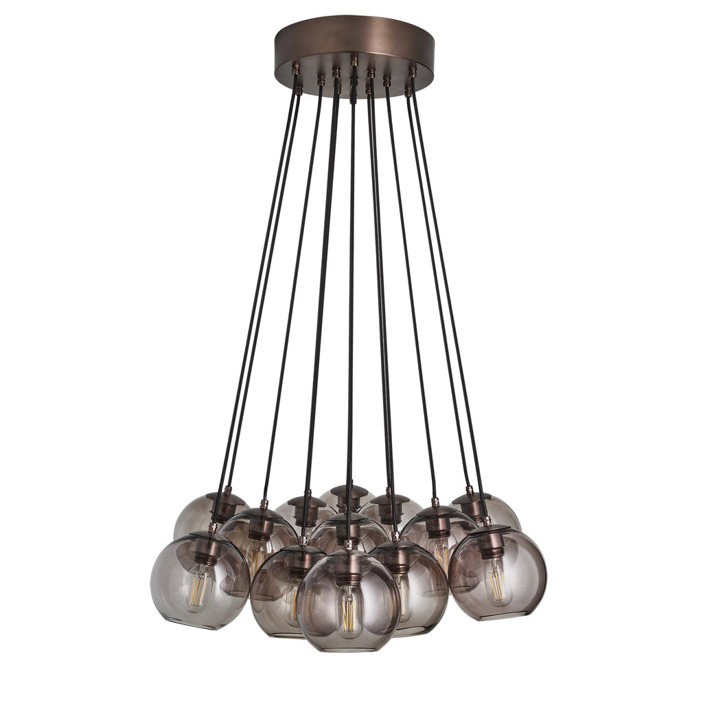 Preston Glass Globe 13 Wire Cluster Lights - 7 Inch