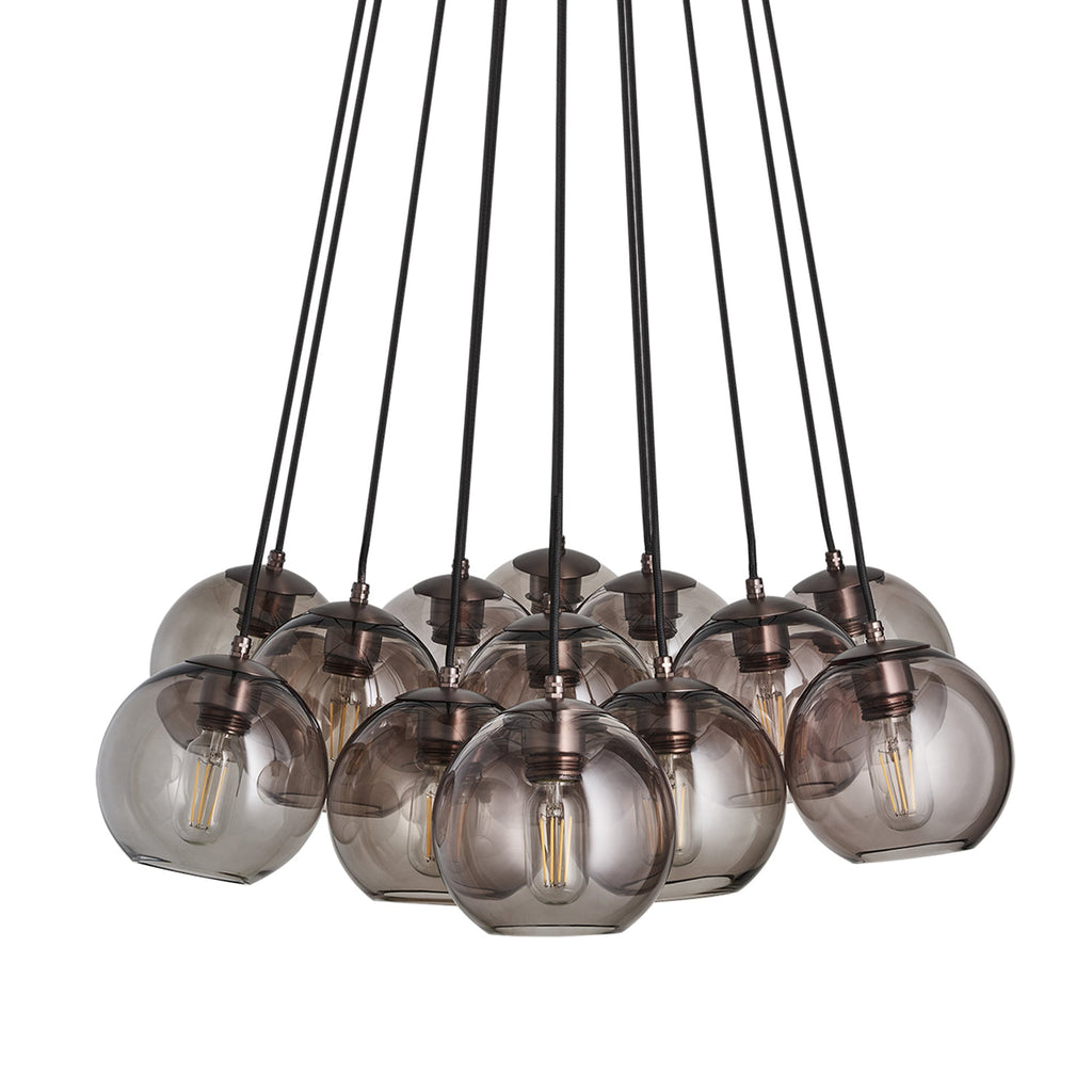 Preston Glass Globe 13 Wire Cluster Lights - 7 Inch