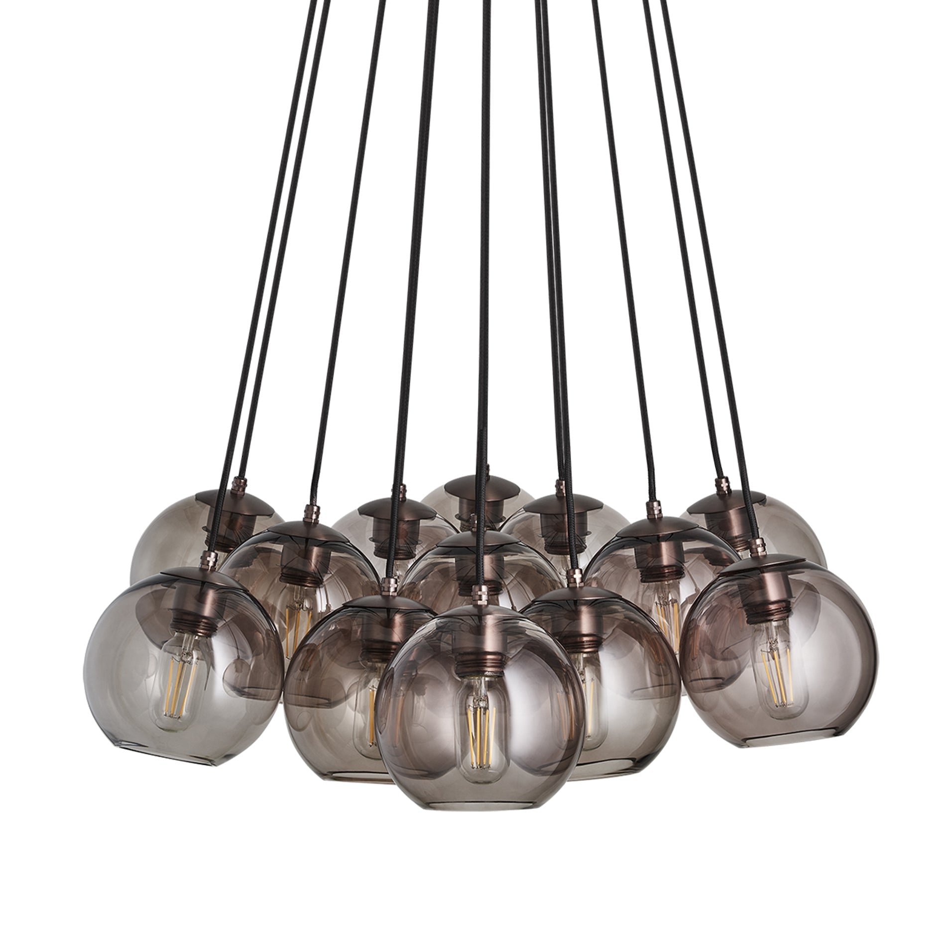 Preston Glass Globe 13 Wire Cluster Lights - 7 Inch