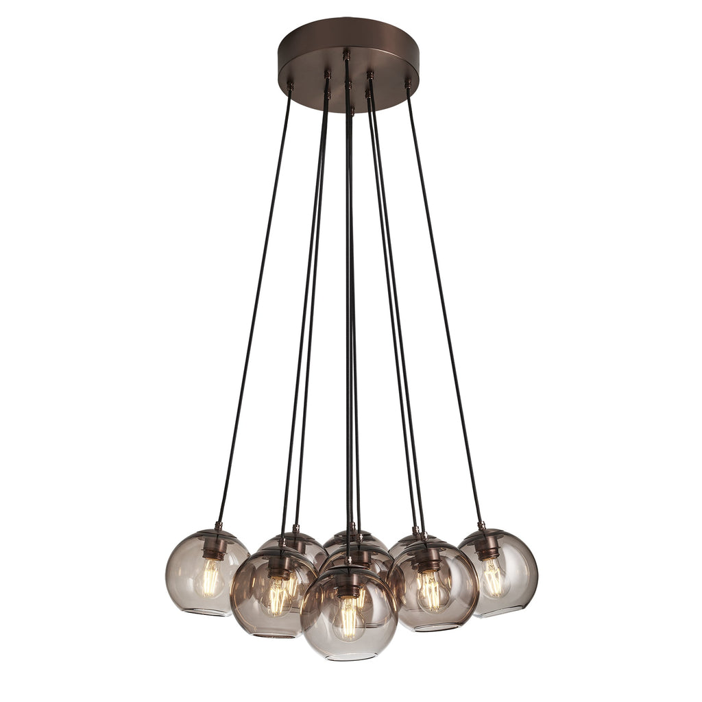 Preston Glass Globe 9 Wire Cluster Lights - 7 Inch