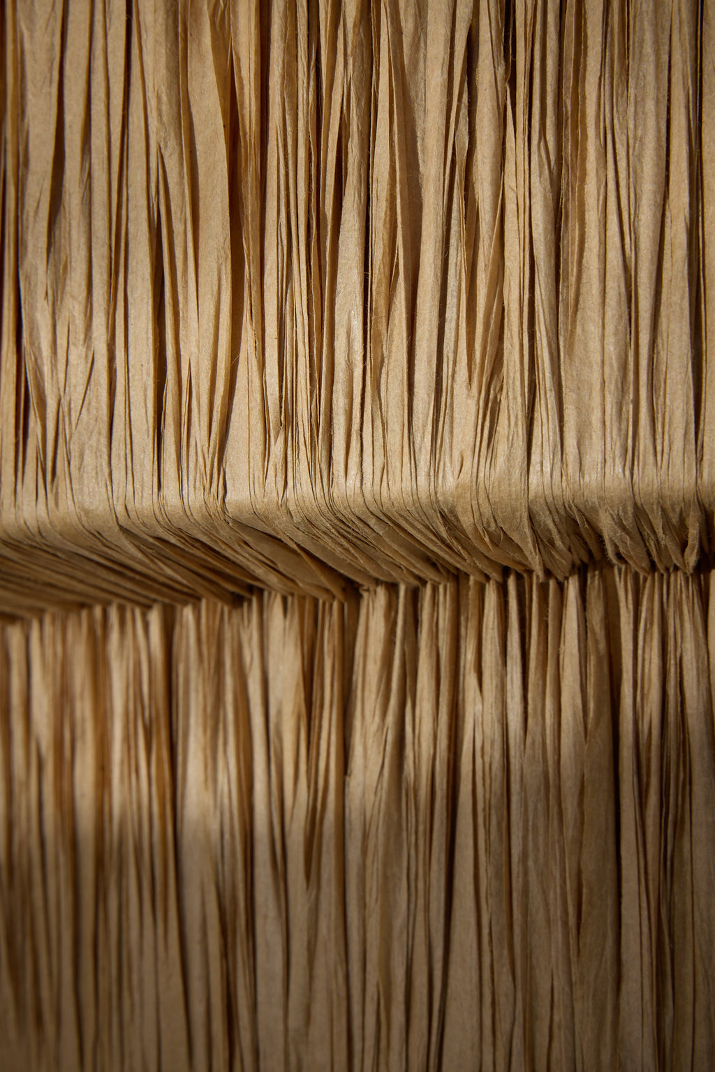 Raffia Layered Pendant Light - Natural