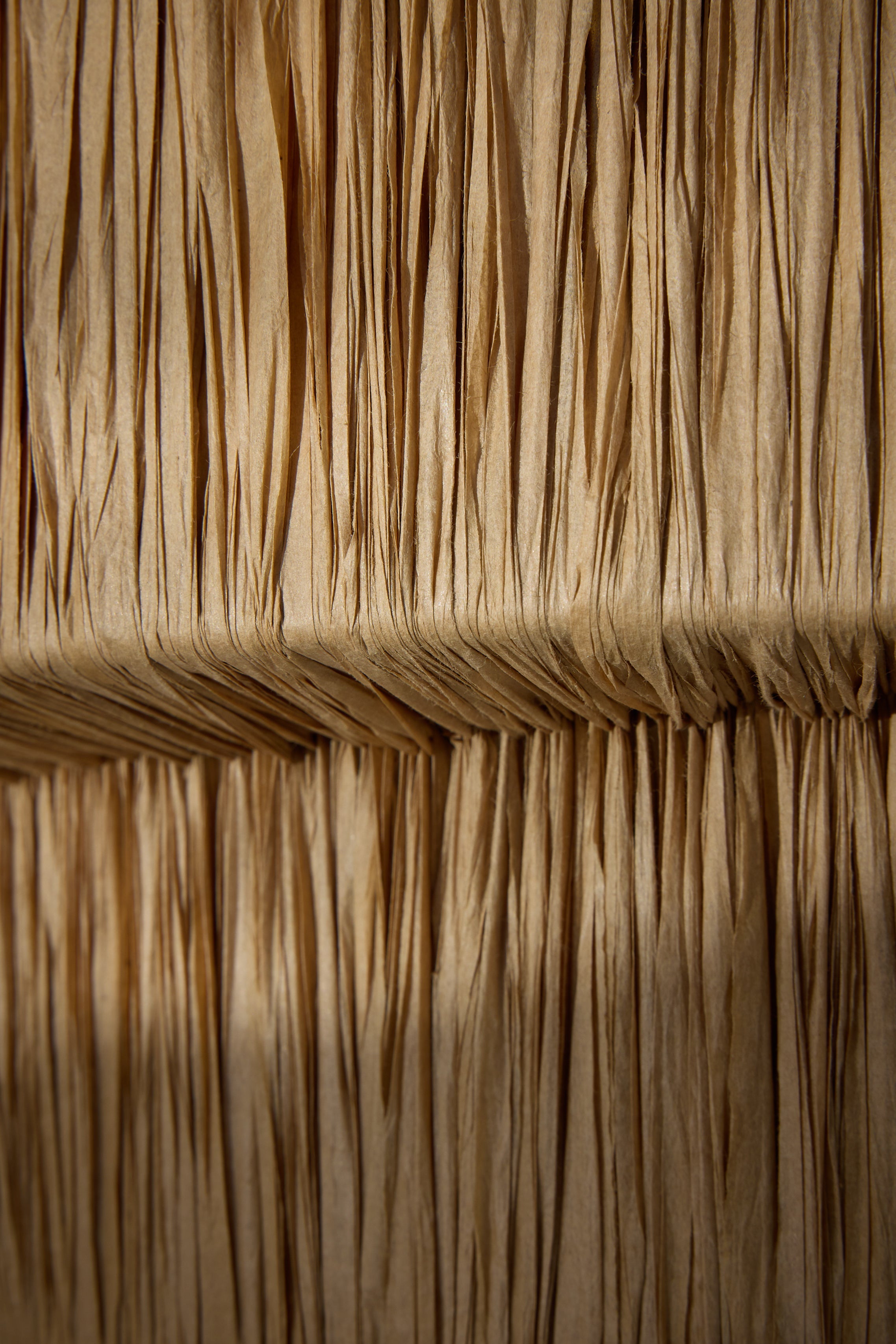 Raffia Layered Pendant Light - Natural