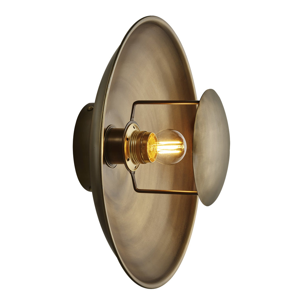 Boston Round Metal Diffuser Wall Light