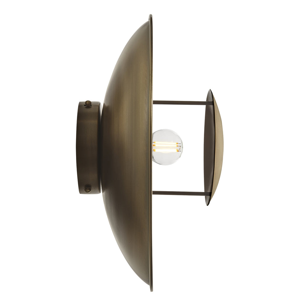Boston Round Metal Diffuser Wall Light