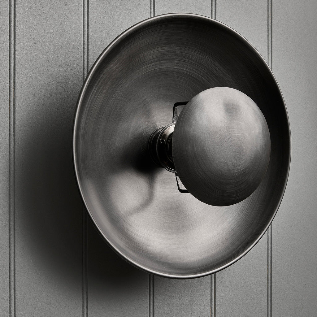 Boston Round Metal Diffuser Wall Light