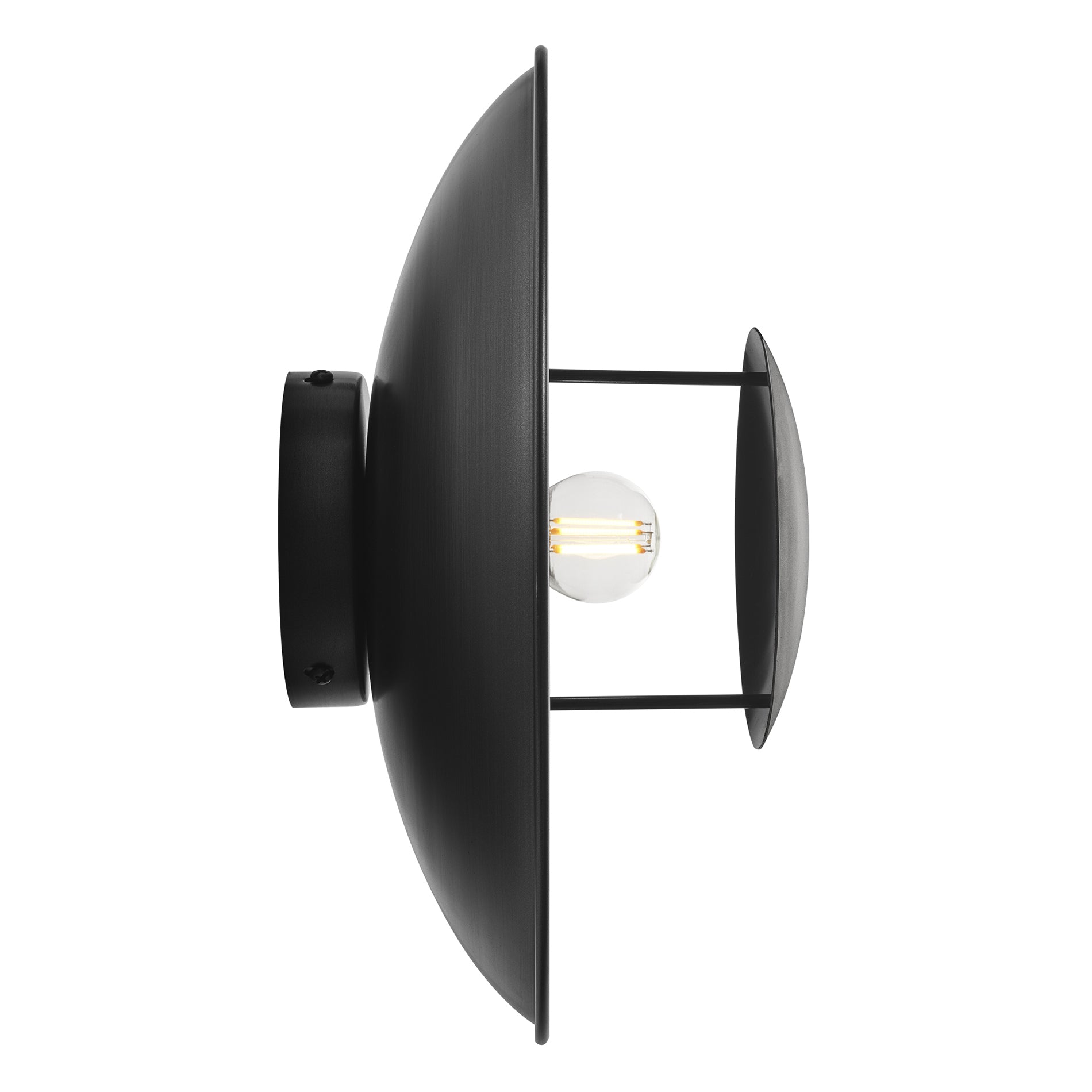Boston Round Metal Diffuser Wall Light